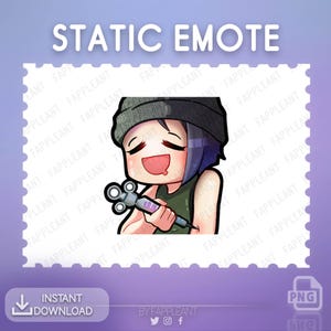 Dbd STATIC Emote Nea Karlsson | Syringe emoji | Twitch, Discord Emotes
