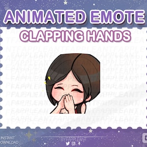 DBD Animated Ada Wong Clapping Hands Emote | Survivor Resident Evil Clap Emoji | Twitch Discord Kick |  Emotes