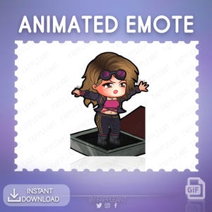 Yui Kimura Hatch Escape Animated Emote: DBD Emoji (GIF)