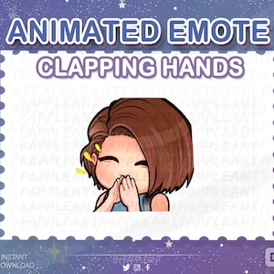 Emoticono de aplausos de Jill Valentine de DBD: Emoji animado de Resident Evil (descarga digital)