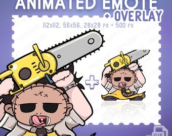 DBD Animated Killer Chainsaw Emote: Twitch/Discord Overlay, Alert | Dbd emotes