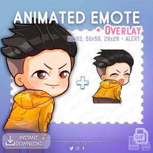 DBD Yoichi Twerk Animated Emote: Twitch Overlay & Alert (Digital Download)