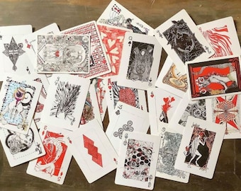 Our Mind's Eye: collaborative hand-drawn deck of playing cards