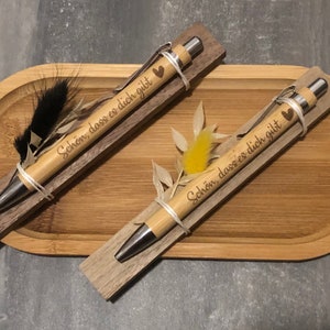 Kugelschreiber Kuli Gravur graviert personalisiertes Geschenk Geburtstag Hochzeit Jubiläum Weihnachten Kleinigkeit Erzieher Erziehergeschenk