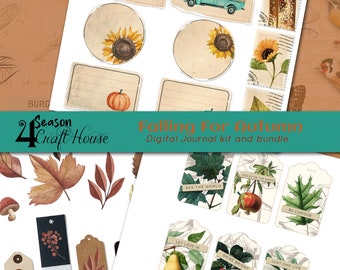 Falling for Autumn Printable Journal kit bundle