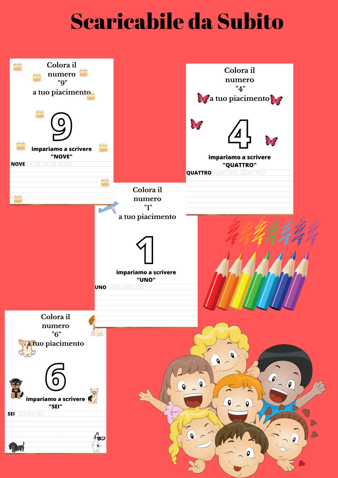 Learn Numbers With Fun: Interactive Game for Kids - Etsy