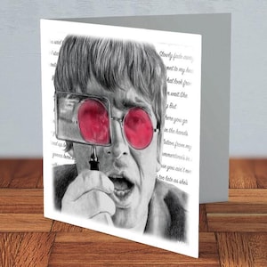 Noel Gallagher Oasis - Wenskaart | Liam Gallagher, rock-'n-roll, kijk niet terug in woede, britpop, elke gelegenheid, oasisfan