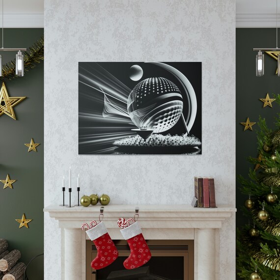 Abstract Golf Art, Golf Wall Art, Golf Canvas Art, Modern Golf Art, Golf Decor, Golf Lover Gift, Goft Gifts for Men, Golf Gifts for Women