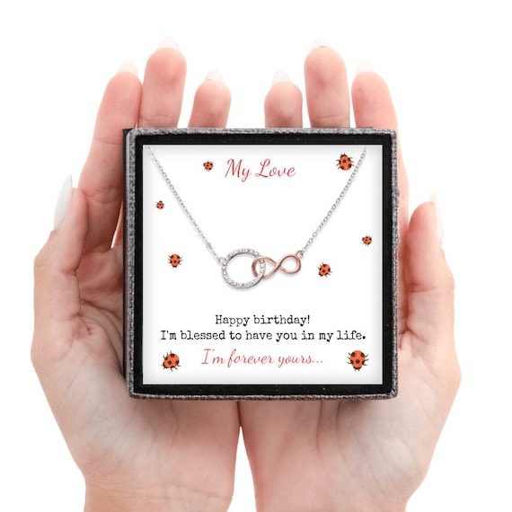 Infinite Bond, Infinity Circle Necklace, Birthday Necklace, Gift For Her, To My Love, Love Necklace Gifts, Soulmate, Unbreakable Bond