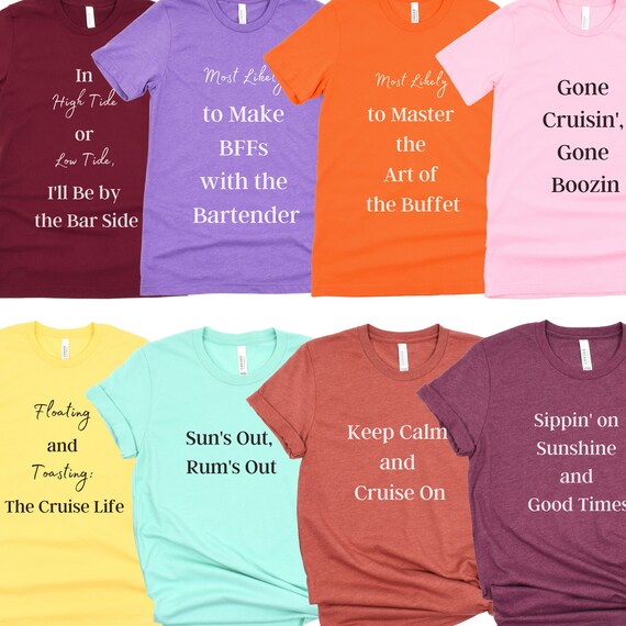 Funny Cruise Shirts, Most Likely to Cruise Shirts, Family Cruise Shirts, Matching Cruise Shirt, Group Cruise Shirts, Vacation Shirts Family