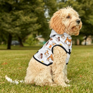 Dog Hoodie Doggie Butts, schattige hond hoodie, hond sweatshirt, premium hond hoodie, unieke huisdier hoodie, gezellige hond sweatshirt, modieuze hond hoodie