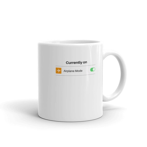 White glossy mug