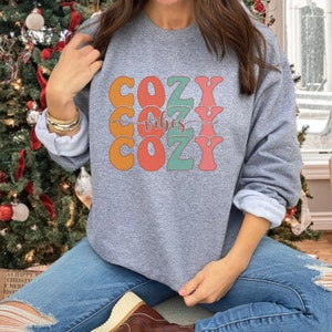 Cozy Season Fall Sweatshirt, Happy Thanksgiving, Cozy Vibes Sweatshirt, Most Wonderful Time Of The Year, Fall Sweatshirt,Thanksgiving