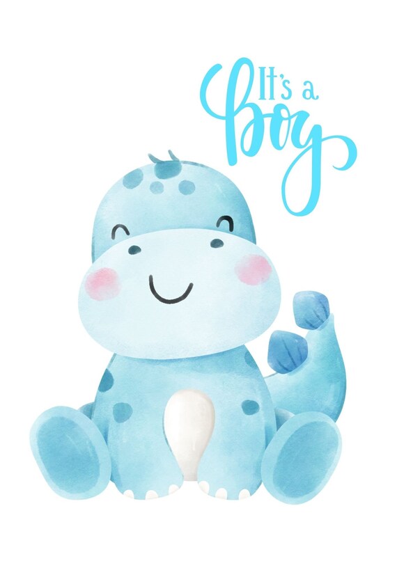 Dinosaur Baby Boy png | Baby Announcement Onsie | It's a Boy | Sublimation PNG | Instant Digital Download | Baby Shower | Announcement