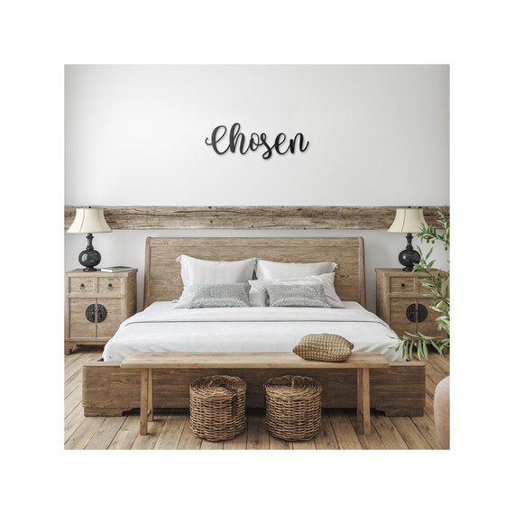 Bible Verse Wall Art | The Chosen | Chosen Family | Custom Metal Wall Art | Metal Art Wall Decor | Modern Metal Wall Art | Minimalist