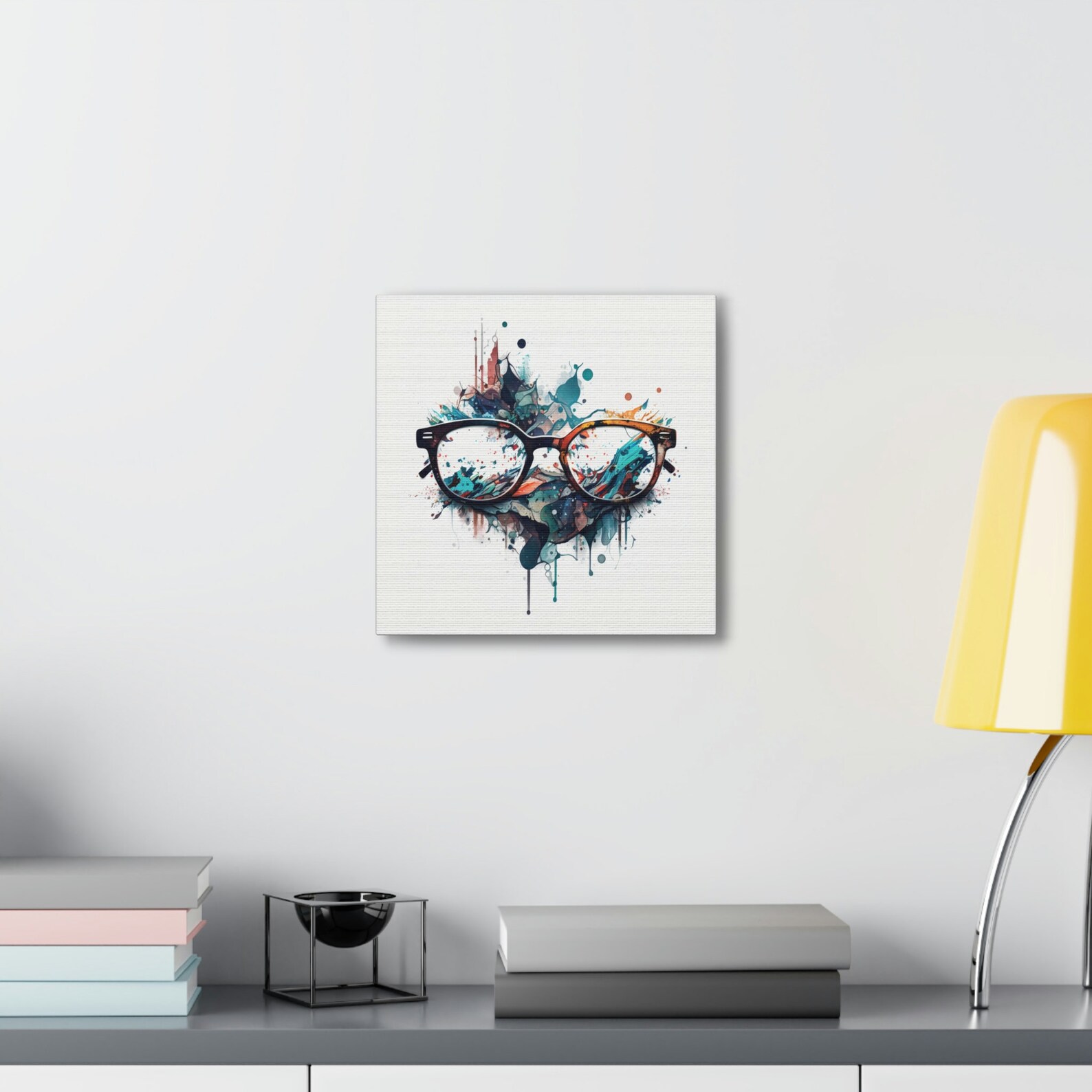 Abstract Optical Wall Art Canvas - Optometrist & Optician Decor ...