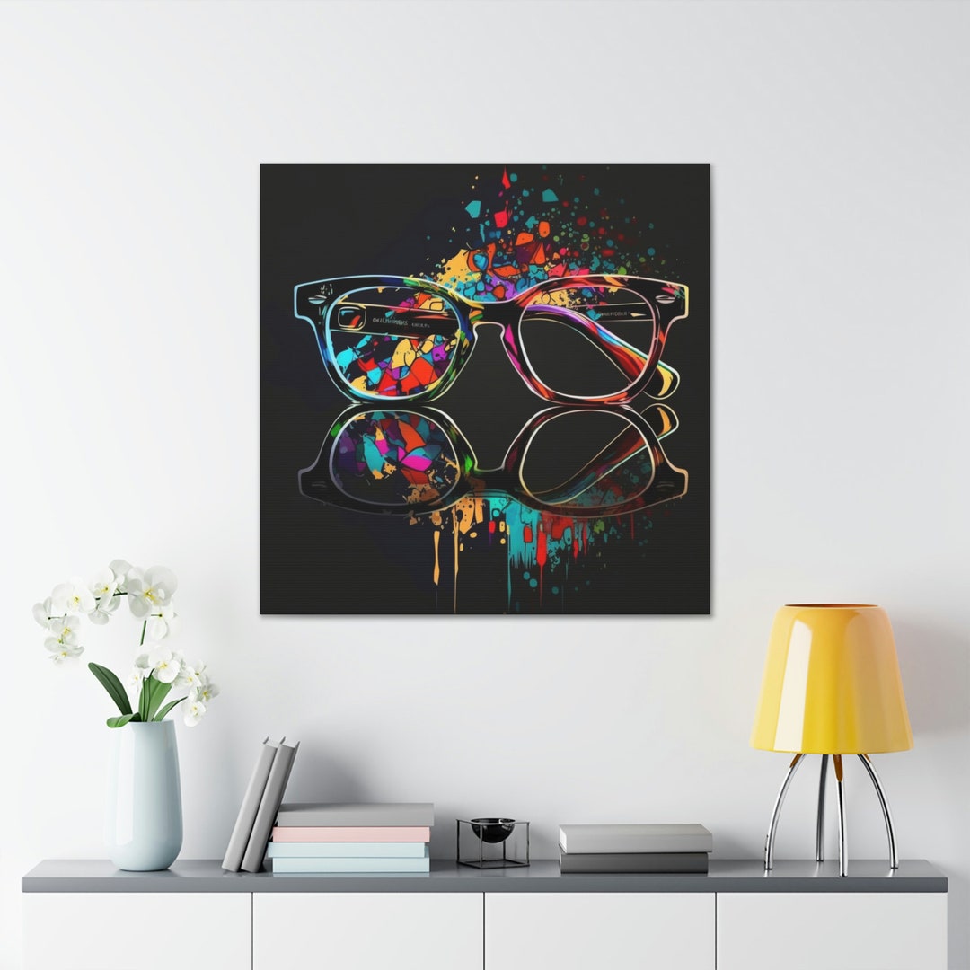 Optical Decor, Abstract Optical Art, Optician, Optician Gift, Optician