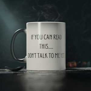 Magische Tasse, Hitze-reaktive Tasse, Neuheit Becher, Kaffeetasse, Lustige Tasse, FarbwechselBecher, Einzigartiges Geschenk, Kaffeeliebhaber Geschenk, einzigartige Tasse.