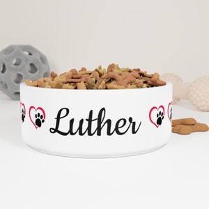 Custom Personalized Dog Bowl | Dog Bowl | Pet Bowl | Dog Food Bowl | Personalized Gifts | Dog Dish | Water Bowl | Dog Bowl with name