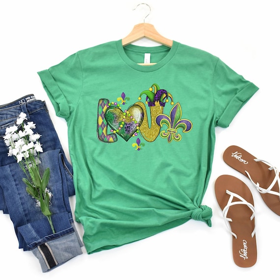 Mardi Gras Shirt, LOVE, Mardi Gras Shirt Women, Mardi Gras Shirt Men, Funny Mardi Gras Shirt, Womens Mardi Gras Shirt, Mardi Gras tshirt
