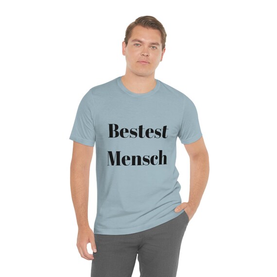 Bestest Mensch T-Shirt (inspired by The Office), Office Fan Gift, Best Man Gifts, Funny Tshirts, Best Man Wedding, Gifts for Him, Wedding