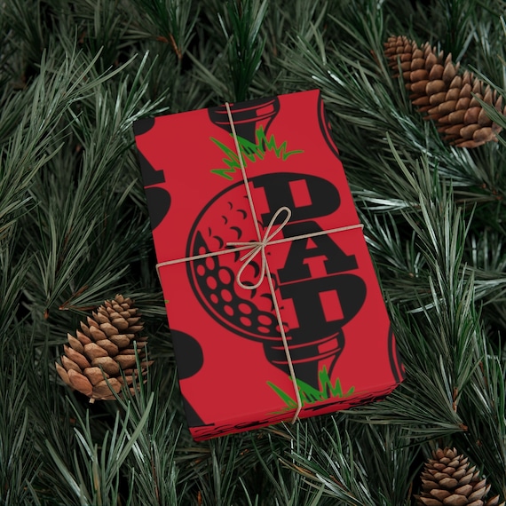 Gift Wrap Papers | Golf Dad Wrapping Paper | Christmas Wrapping Paper | Golf Lovers | Gifts for him | Christmas Gifts | Funny Golf
