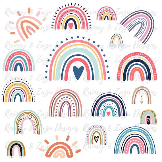 Boho Rainbow svg | Rainbow Boho svg | Rainbow Cricut File | Boho Classroom decor | Boho Nursery decor | Boho Baby Shower | Boho Invitation