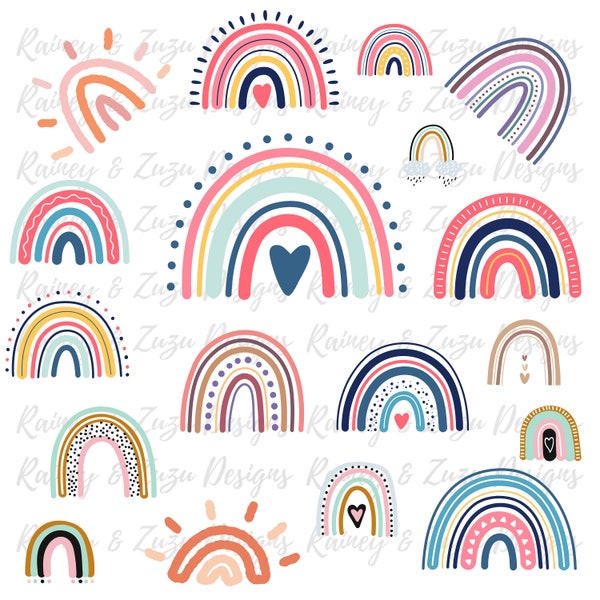 Boho Rainbow svg | Rainbow Boho svg | Rainbow Cricut File | Boho Classroom decor | Boho Nursery decor | Boho Baby Shower | Boho Invitation