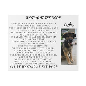 Canvas | Forever Pet | Rememberance | Loss of Pet | Memorial | Gift | Memory | Dog | Cat | Any Pet | Personalized