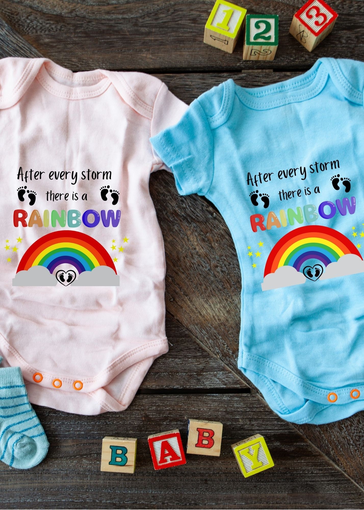 Rainbow Baby Onesie® Decorating Kit, Rainbow Baby Shower Ideas