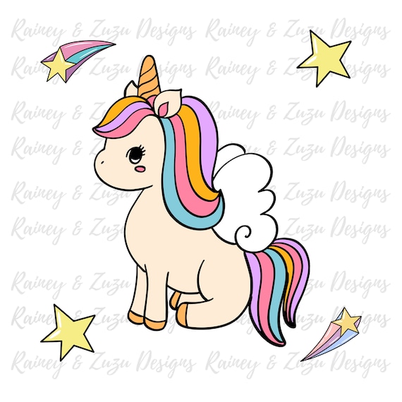 Unicorn digital sticker download | printable | Digital download | Unicorn png | Unicorn svg | Unicorn patch | Unicorn Cookie Cutter