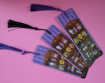 Beetlejuice Bookmark With Tassel | Holographic Reading Accessory | Book Lover