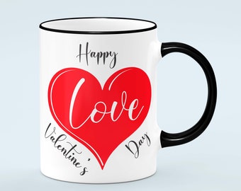 Happy Valentine's Day Love Coffee Mug Love Gift Coffee - Etsy Happy Valentine's Day Love Coffee Mug Love Gift Coffee - Etsy