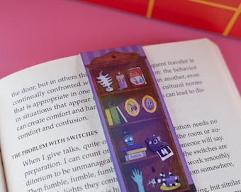 Beetlejuice Magnet Bookmark | Holographic Reading Accessory | Book Lover