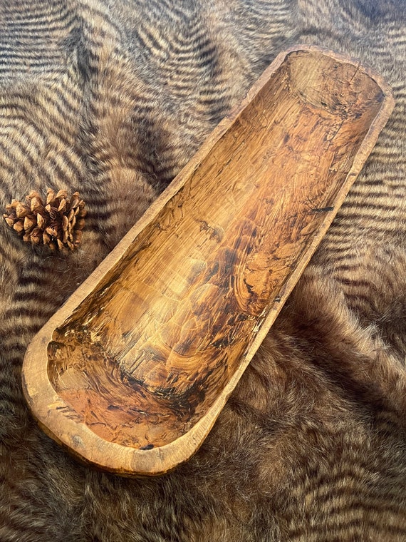 19-20 Dough Bowl Hand Carved Wood - Etsy