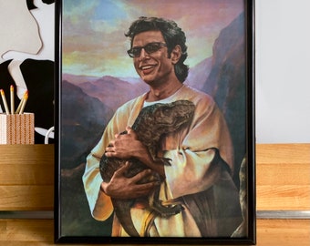 Saint Jeff Goldblum. Jurassic Park. Dinosaur art