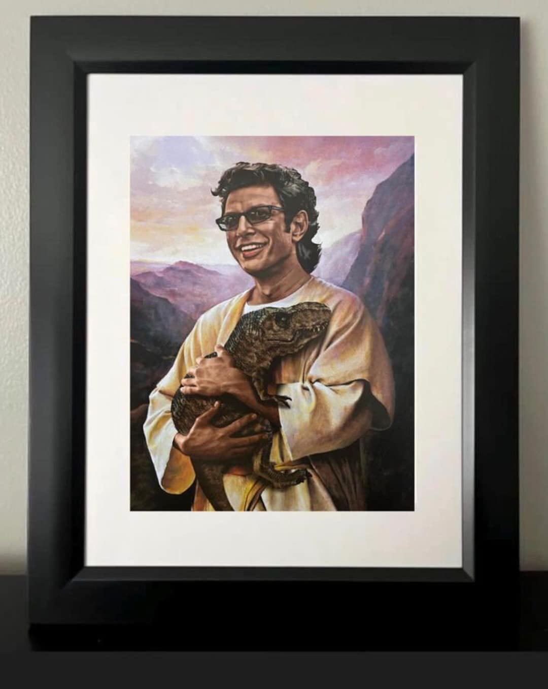 Saint Jeff Goldblum. Jurassic Park. Dinosaur Art 