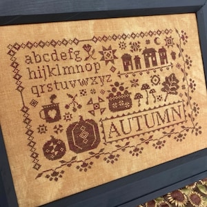 PDF - Sampler Seasons: Autumn Cross Stitch Chart