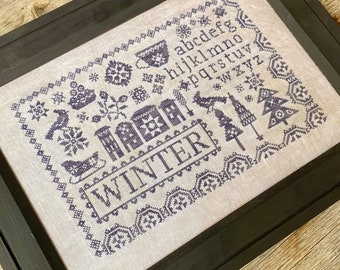 PDF - Sampler Seasons: Winter Cross Stitch Chart