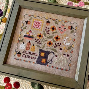 PDF - Autumn Gathers Kreuzstichvorlage