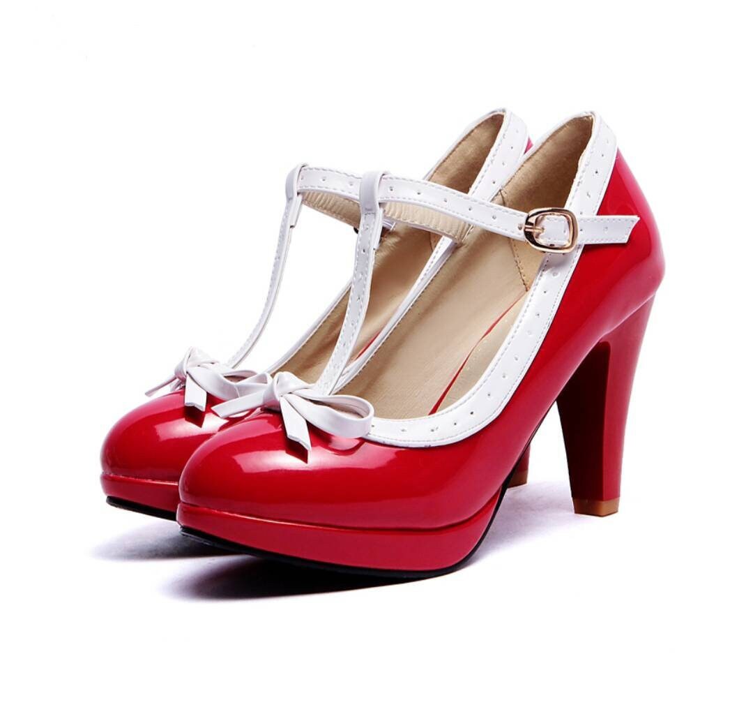 Jane Heels Mary Jane Shoes Heel, Vintage Mary Janes, High Heel Mary