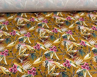 Floral bedruckter 4-Wege Stretch Nylon Spandex Bademode Stoff Meterware