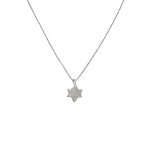 Dainty Star of David in Sterling Silver Handmade in Israel