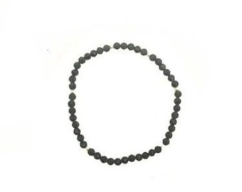 Bracelet Sale! Handmade Israeli Jewelry. Dainty Black Onyx and Silver Stretch Bracelet. Layering Bracelet.Gift for Her