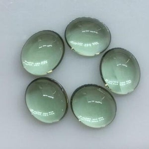 Green Amethyst Oval Cabochon 3X5 TO 12X16 Calibrated size Loose Gemstone3X5MM,4X6MM,5X7MM,6X8MM,7X9MM,8X10MM,9X11MM,10X12MM,10X14MM,12X16MM.