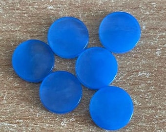 Blue Chalcedony Coin Shape Gemstone, Blue Chalcedony Flat Round Disc 5mm To 25mm,Blue Chalcedony Coin, Blue Chalcedony Gemstone