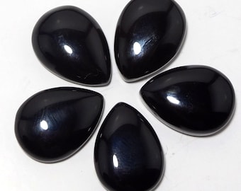 Details about   SALE! Great Lot Natural Black Onyx 4x6 mm Pear Cabochon Loose Gemstone