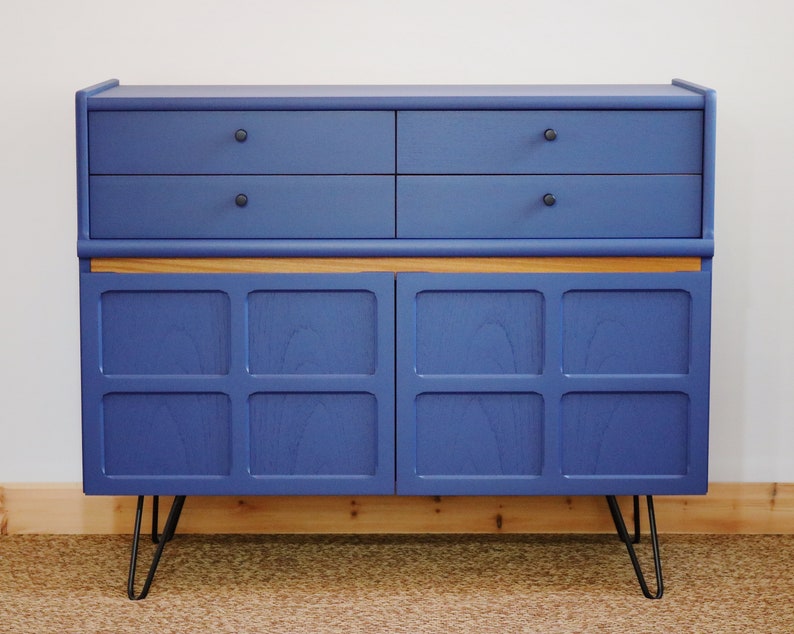 Nathan Squares / Parker Knoll Custom Design Sprayed Sideboard Etsy