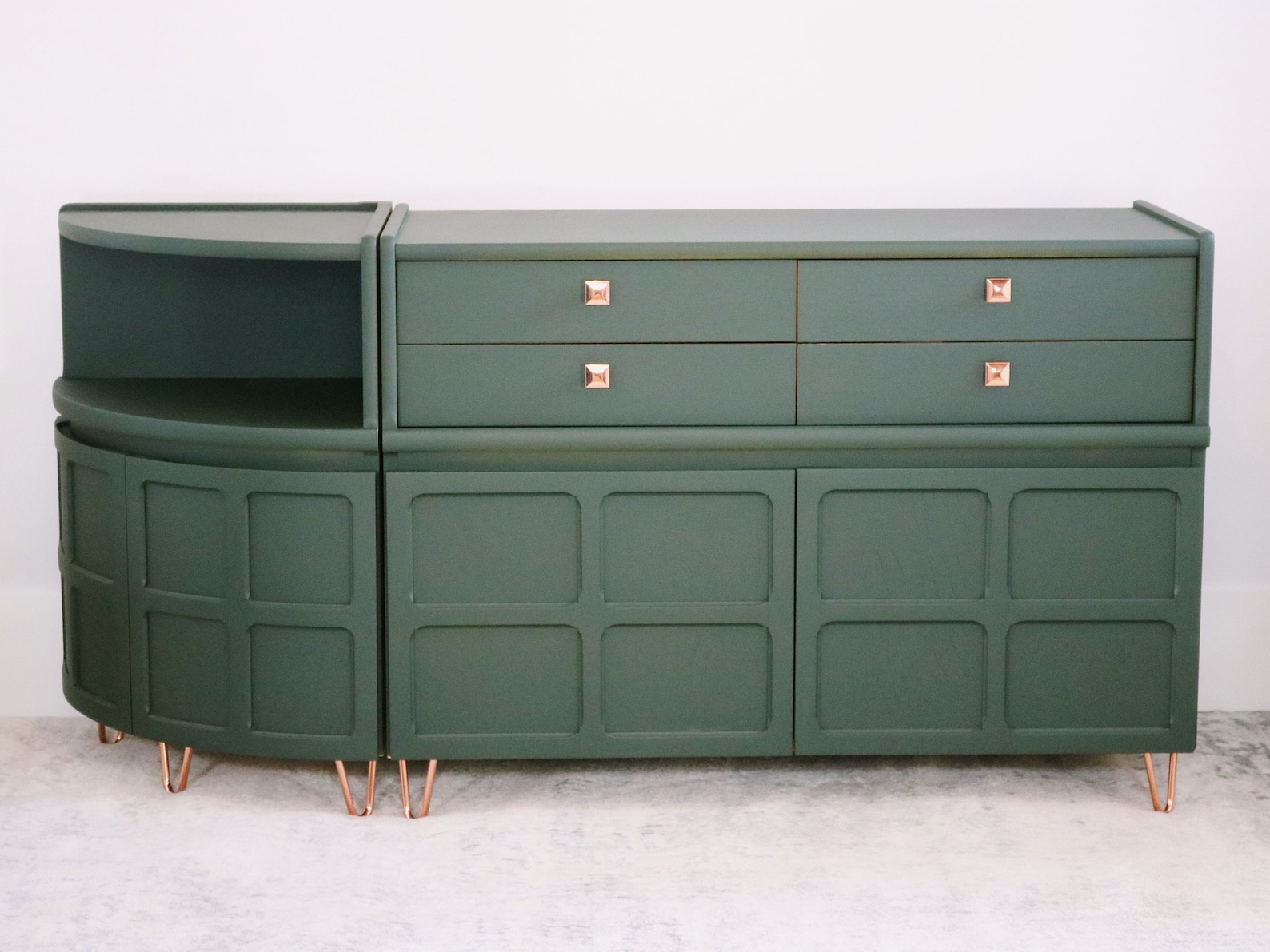 Nathan Squares / Parker Knoll Custom Design Sprayed Sideboard Etsy