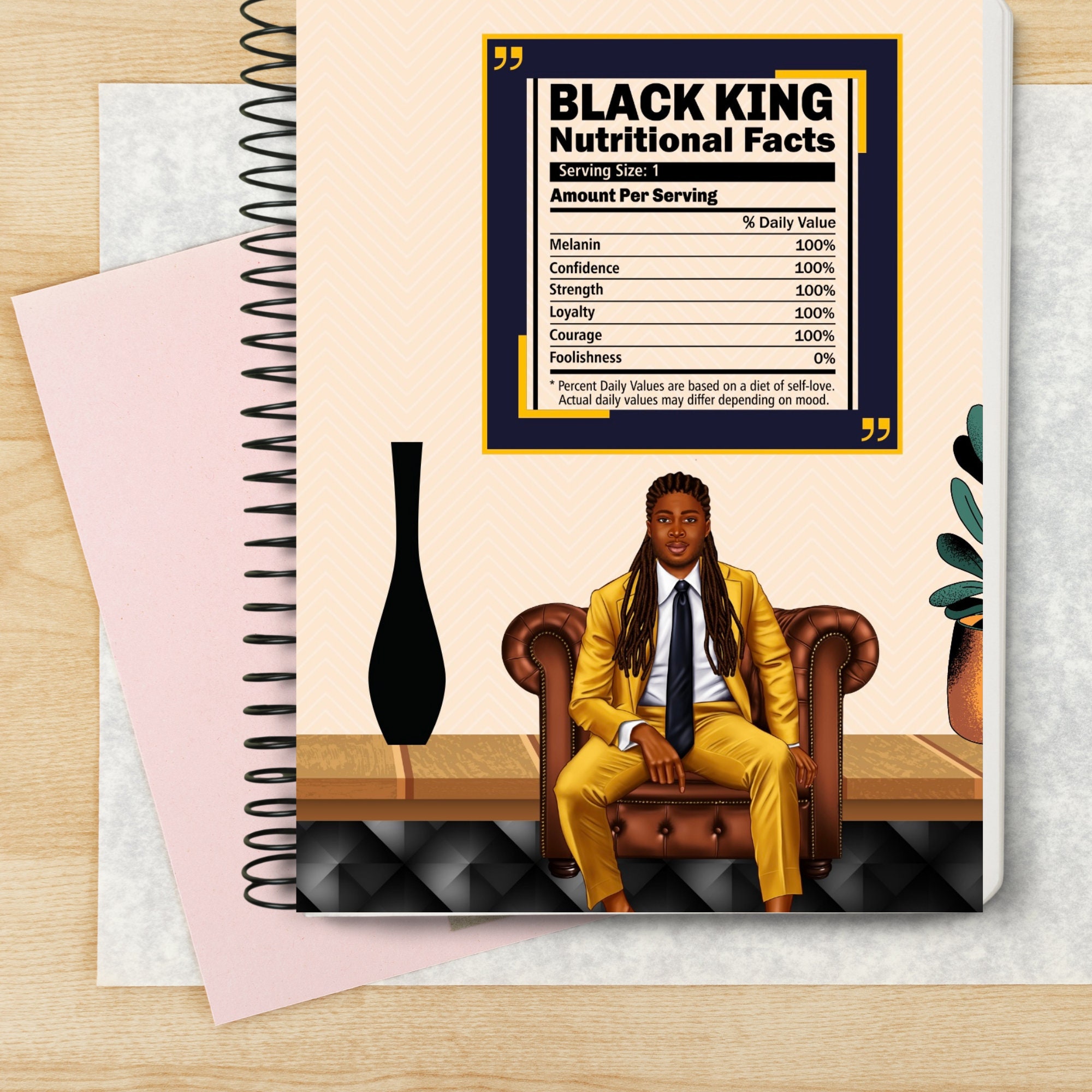 Journal Notebook, Empowering Notebook, Black Men Journal, Gifts for Him ...